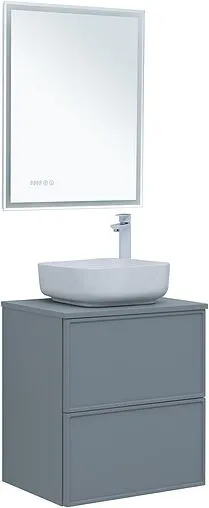 Тумба-умывальник Aquanet Арт 60 мисти грин 00313274+00306390