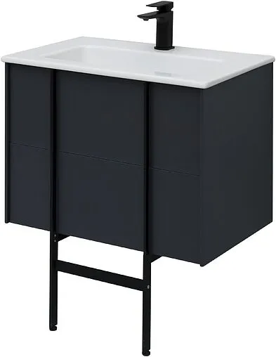 Тумба под умывальник подвесная Allen Brau Reality 70 антрацит 1.32004.AM