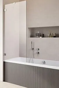 Шторка на ванну 1000мм прозрачное стекло Radaway Essenza Pro PNJ 100 10101100-01-01, 1