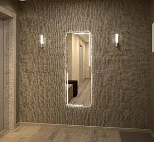 Зеркало с подсветкой Continent Diana Led 45.5x135 ЗЛП497, 5