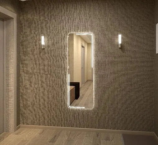 Зеркало с подсветкой Continent Diana Led 45.5x135 ЗЛП497