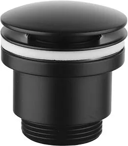 Выпуск автоматический для раковины Lemark чёрный матовый LM8500BL Выпуск автоматический для раковины Lemark чёрный матовый LM8500BL, 1