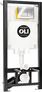 Инсталляция для подвесного унитаза Set 3 в 1 OLI 80 Eco 886914RDOO с кнопкой хром глянцевый Инсталляция для подвесного унитаза Set 3 в 1 OLI 80 Eco 886914RDOO с кнопкой хром глянцевый, 1