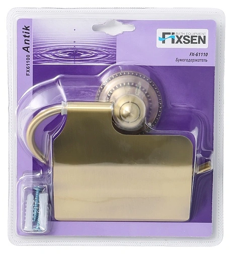 Держатель туалетной бумаги Fixsen Antik античная латунь FX-61110