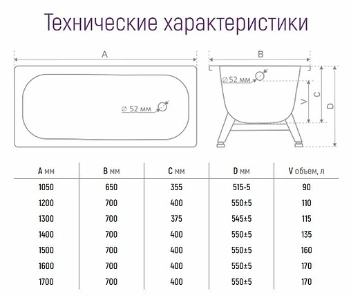 Ванна стальная Donna Vanna 160х70 белая орхидея DV-63901