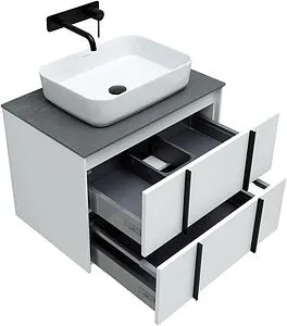 Тумба под умывальник подвесная Allen Brau Reality 70 белый 1.32004.WM Тумба под умывальник подвесная Allen Brau Reality 70 белый 1.32004.WM, 5