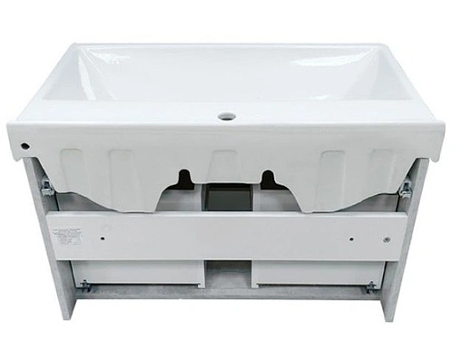 Тумба-умывальник подвесная Comforty Никосия 80П дуб белый 00004138839CF