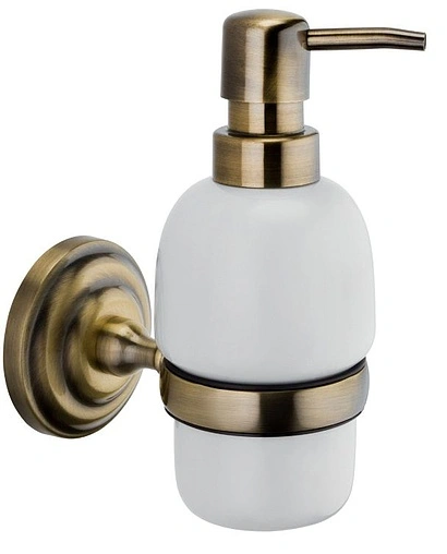 Дозатор для жидкого мыла Fixsen Retro бронза/белый FX-83812