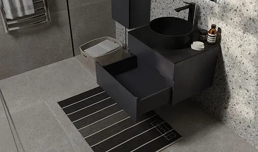 Тумба под умывальник подвесная Raval Decent 60 антрацит Dec.01.60/A/RL