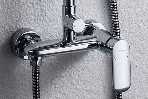 Душевая система со смесителем для душа Bravat Opal R хром F9125183CP-A2-RUS