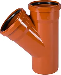 Тройник наружный D=110x110мм Угол 45° Ostendorf KGEA 220300 Тройник наружный D=110x110мм Угол 45° Ostendorf KGEA 220300