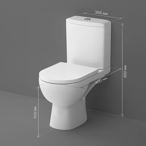 Унитаз-компакт безободковый Am.Pm Sunny FlashClean белый C85C8600SC Унитаз-компакт безободковый Am.Pm Sunny FlashClean белый C85C8600SC