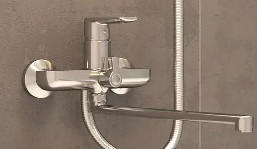 Смеситель для ванны с длинным изливом Osgard Dalalven хром 83223