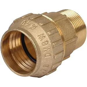 Муфта компрессионная переходная 50мм x 1½"н Tiemme 3400009 Муфта компрессионная переходная 50мм x 1½"н Tiemme 3400009, 1