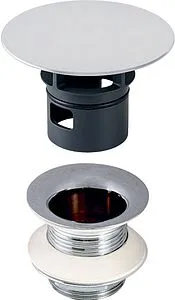 Выпуск без перекрытия для раковины без перелива Geberit хром 152.050.21.1 Выпуск без перекрытия для раковины без перелива Geberit хром 152.050.21.1, 1