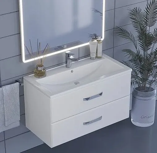 Тумба-умывальник подвесная Uperwood Foster 90 белый 291020532 Тумба-умывальник подвесная Uperwood Foster 90 белый 291020532