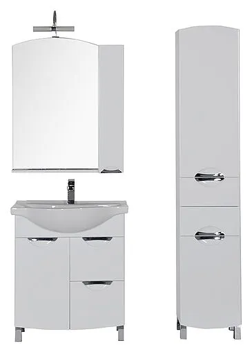 Шкаф-зеркало Aquanet Асти 75 белый 180077