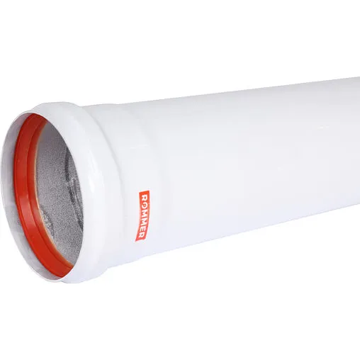 Удлинитель дымохода Ø 80мм L=500мм (Al) Rommer RCA-0080-000500