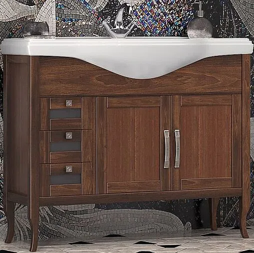 Тумба-умывальник напольный Opadiris Мираж 100 светлый орех 00-00005725+4640021060926