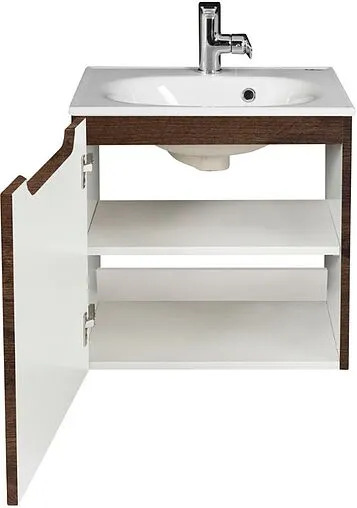 Тумба под умывальник подвесная BelBagno ETNA 50 L Rovere Moro ETNA-500-1A-SO-RW-P-L Тумба под умывальник подвесная BelBagno ETNA 50 L Rovere Moro ETNA-500-1A-SO-RW-P-L