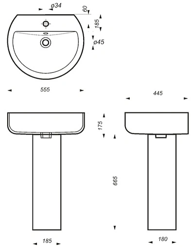 Пьедестал Sanita Luxe Best белый PD.FS/Best/N/WHT.G/S1