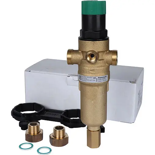 Фильтр тонкой очистки воды с редуктором давления ½&quot;н x ½&quot;н Honeywell-Braukmann FK06-½&quot;АAM BRU HWLFIN359
