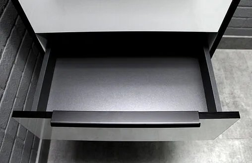 Тумба под умывальник подвесной Домино Bazis 60 белый глянец DF2500T