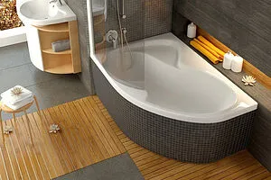 Шторка на ванну 1400мм прозрачное стекло Ravak Rosa CVSK1 140/150 L 7QLM0C00Y1 Шторка на ванну 1400мм прозрачное стекло Ravak Rosa CVSK1 140/150 L 7QLM0C00Y1, 4