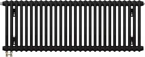 Радиатор стальной трубчатый Zehnder Charleston Completto 3057/28 V001½" Ral 9217 Traffic Black (matt) Радиатор стальной трубчатый Zehnder Charleston Completto 3057/28 V001½" Ral 9217 Traffic Black (matt), 5