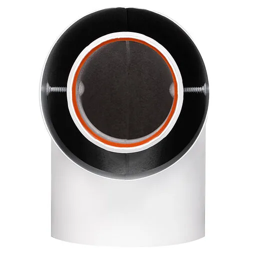 Колено стартовое коаксиальное Ø 60/100мм (алюм.) Royal Thermo RTF07.060