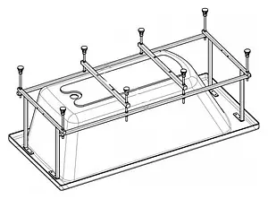 Ванна акриловая Roca Hall 170x75 ZRU9302768 Ванна акриловая Roca Hall 170x75 ZRU9302768, 5