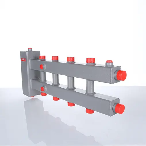 Распределительный коллектор 5 контуров с гидрострелкой 1¼&quot;н x 1&quot;н Valtec VTc.100.SH.070605