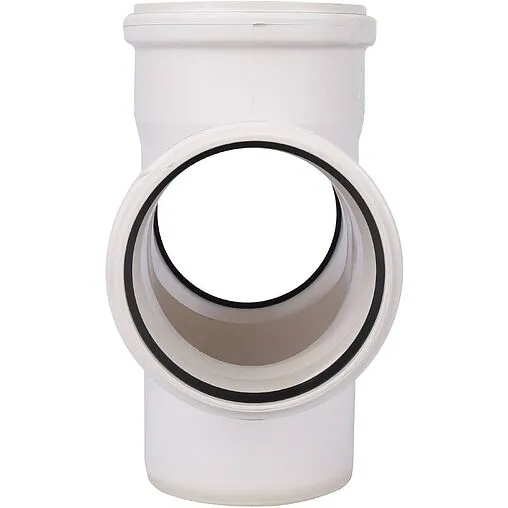 Крестовина одноплоскостная внутренняя бесшумная D=110x110x110мм Угол 87° Rehau Raupiano Plus 11215541001