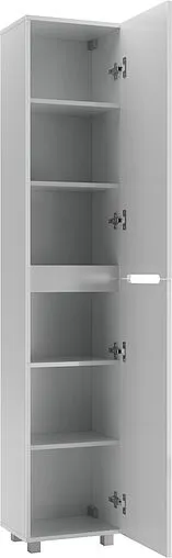 Шкаф-пенал напольный Айсберг Аура 40 белый DA2505P