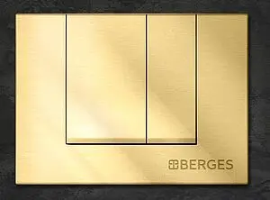 Клавиша смыва для унитаза BERGES Novum S9 040049 золото Клавиша смыва для унитаза BERGES Novum S9 040049 золото, 3