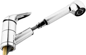 Смеситель для кухни с выдвижным изливом Bravat Omega хром F785129CP-RUS Смеситель для кухни с выдвижным изливом Bravat Omega хром F785129CP-RUS, 2