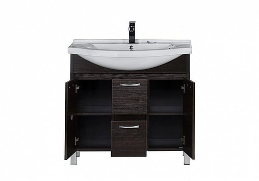 Тумба под умывальник напольная Aquanet Донна 90 венге 00169180