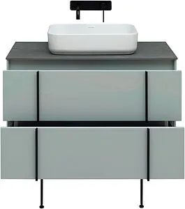 Тумба-умывальник подвесная Allen Brau Reality 90 папирус 1.32006.PWM+, 5