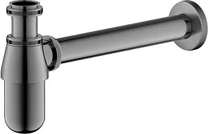 Сифон бутылочный для раковины TIMO black gold 960/18L Сифон бутылочный для раковины TIMO black gold 960/18L, 1