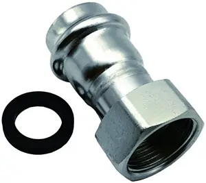 Муфта пресс переходная с накидной гайкой 22мм x 1"нг Vieir VER-PRO VPSC225 Муфта пресс переходная с накидной гайкой 22мм x 1"нг Vieir VER-PRO VPSC225, 1