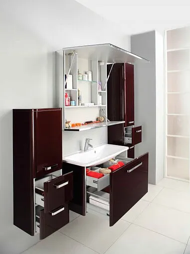 Шкаф-зеркало Aquaton Валенсия 110 белый 1A125402VA010