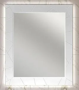 Зеркало с подсветкой Opadiris Луиджи 90 белый матовый 00-00006557, 1