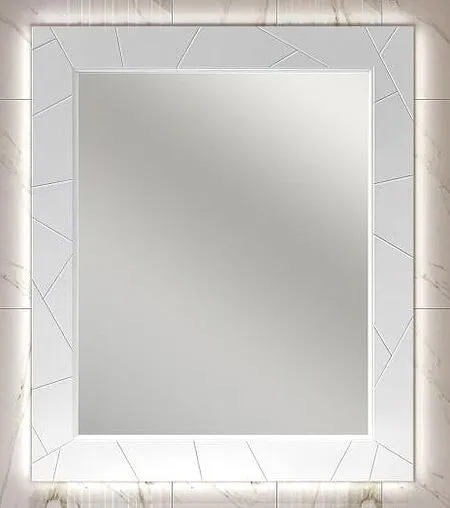 Зеркало с подсветкой Opadiris Луиджи 90 белый матовый 00-00006557