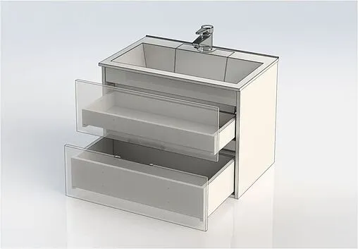 Тумба под умывальник подвесная Aquanet Алвита 70 серый антрацит 00183992