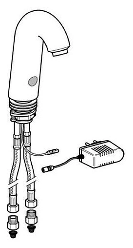 Смеситель для раковины Geberit HyTronic60 хром 115.724.21.1