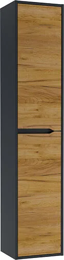 Шкаф-пенал подвесной Домино Karat 35 R дуб вотан/антрацит DK3201P