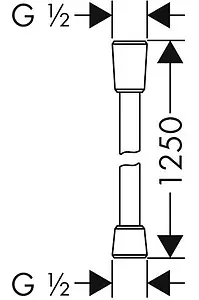 Смеситель для ванны напольный Hansgrohe Metropol белый матовый 32532700 Смеситель для ванны напольный Hansgrohe Metropol белый матовый 32532700, 3
