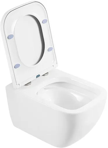 Унитаз подвесной безободковый BelBagno Alpina белый BB10100CHR/SC Унитаз подвесной безободковый BelBagno Alpina белый BB10100CHR/SC