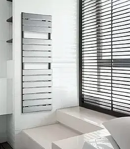 Полотенцесушитель водяной лесенка Lazzarini Palermo 1213х500 полированная сталь 386988, 1