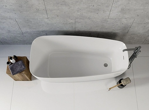 Ванна акриловая отдельностоящая Aquanet Family Trend 170x78 Gloss Finish белый 90778-GW